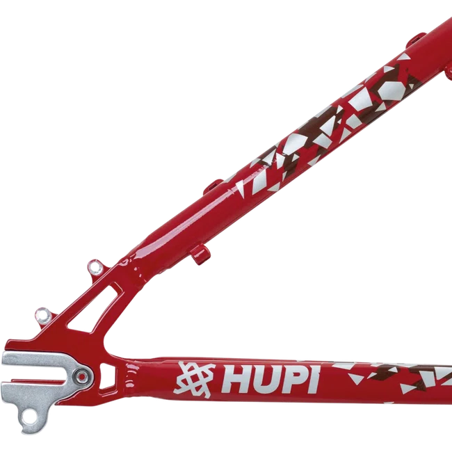 Quadro Hupi Naja V9 Gancheira Horizontal Vermelho e Prata
