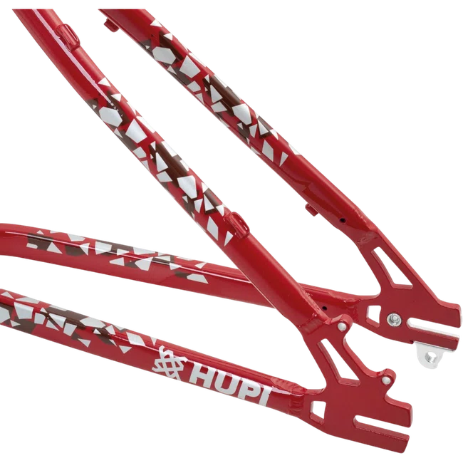 Quadro Hupi Naja V9 Gancheira Horizontal Vermelho e Prata