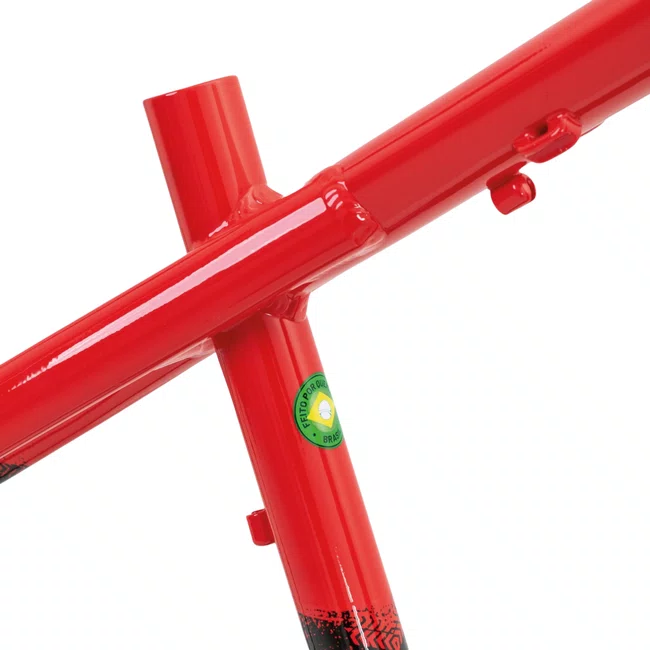 Quadro Hupi Naja V9 Gancheira Horizontal Vermelho e Preto