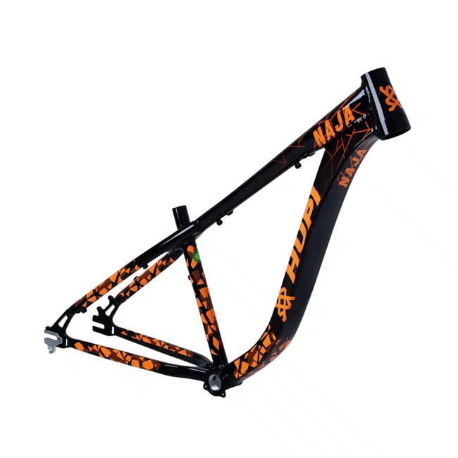 Quadro Hupi Naja V9 Gancheira Horizontal Preto e Laranjaㅤㅤㅤㅤㅤㅤㅤㅤㅤㅤ