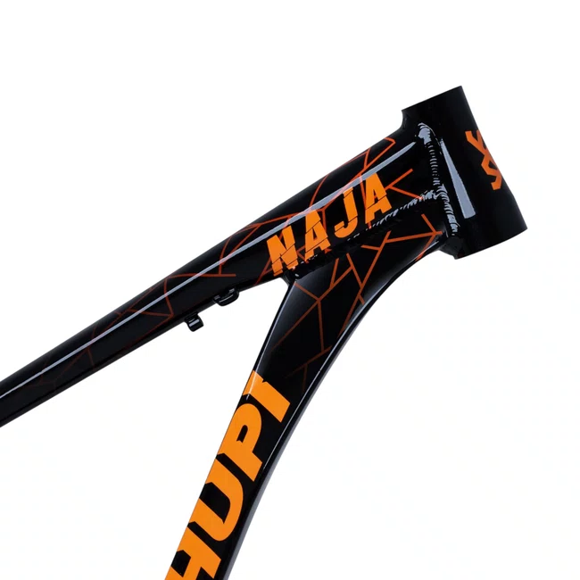 Quadro Hupi Naja V9 Gancheira Horizontal Preto e Laranjaㅤㅤㅤㅤㅤㅤㅤㅤㅤㅤ