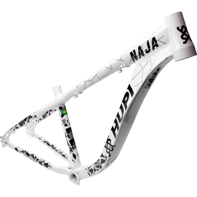 Quadro Hupi Naja V9 Horizontal Branco e Preto