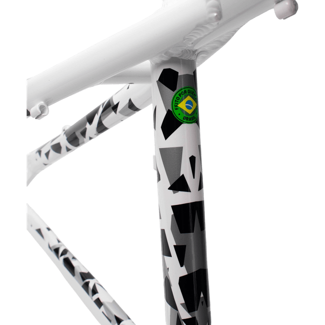 Quadro Hupi Naja V9 Horizontal Branco e Preto