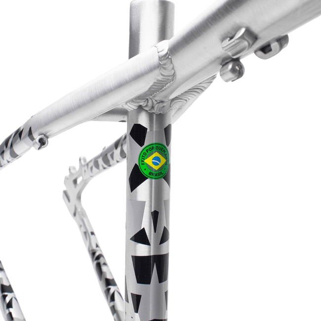Quadro Hupi Naja V9 Horizontal Prata e Preto