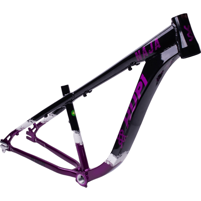 Quadro Hupi Naja V9 Horizontal Preto e Roxo e Branco