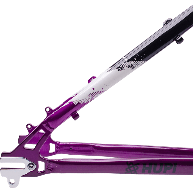 Quadro Hupi Naja V9 Horizontal Preto e Roxo e Branco