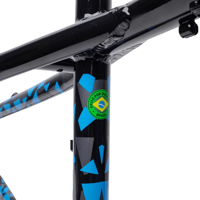 Quadro Hupi Naja V9 Vertical Preto e Azul