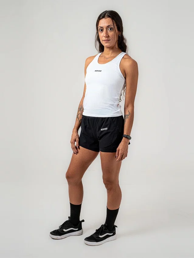 Regata nomad feminina run trail branca