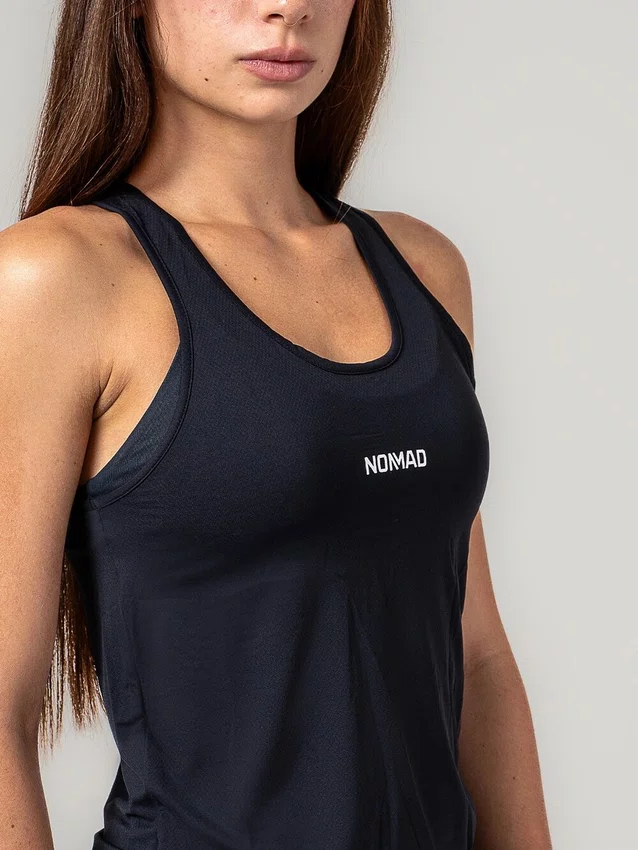 Regata nomad feminina run trail preta
