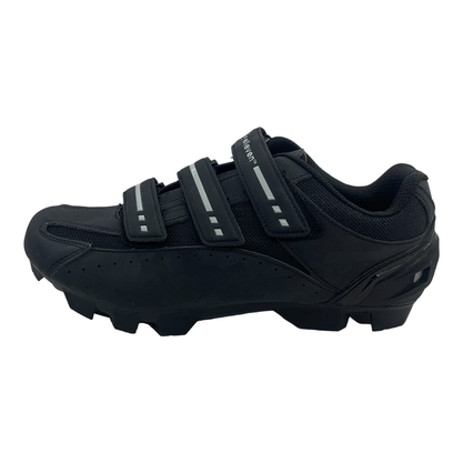 Sapatilha Elleven MTB 3 Velcros Preto e Cinza