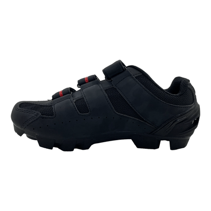 Sapatilha Elleven MTB 3 Velcros Preto e Vermelho