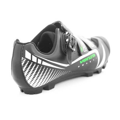 Sapatilha Venzo MTB Com Trava Preta e Verde
