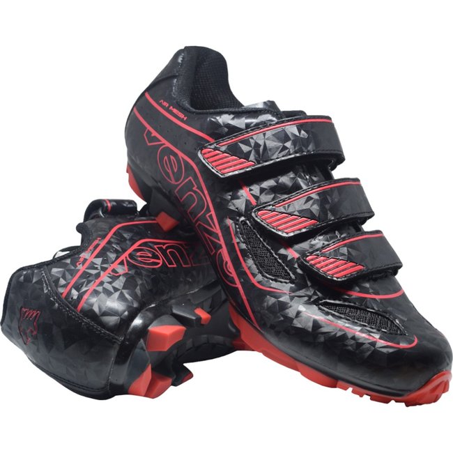 Sapatilha Venzo VSX Evo Preto e Vermelho