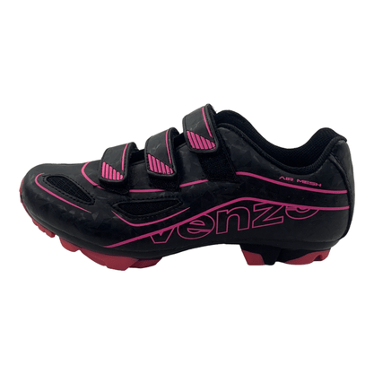 Sapatilha Venzo VSX Evo Preto e Rosa