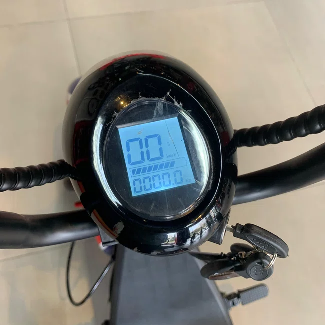 Scooter Eletrica Ultra x 1000w 60v Azul e Branco e Vermelho