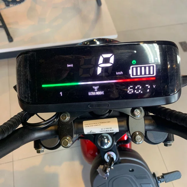 Scooter Eletrica Ultramoove Max 1000w 60w Vermelho