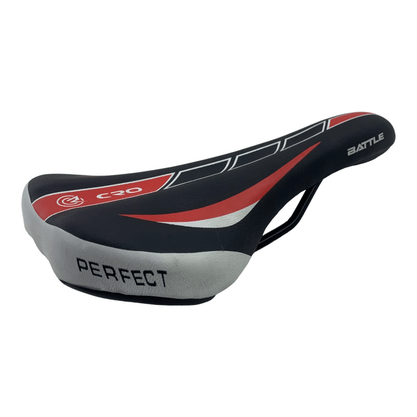 Selim Battle CR0 MTB Preto e Vermelho e Branco