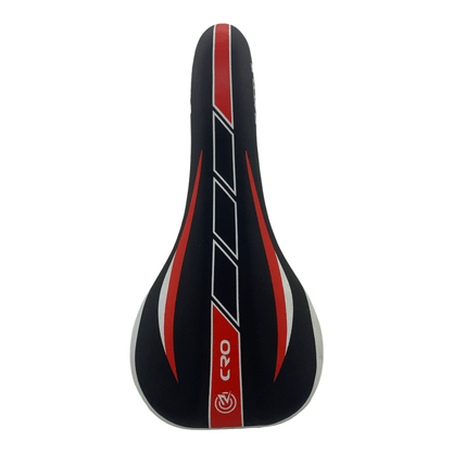Selim Battle CR0 MTB Preto e Vermelho e Branco