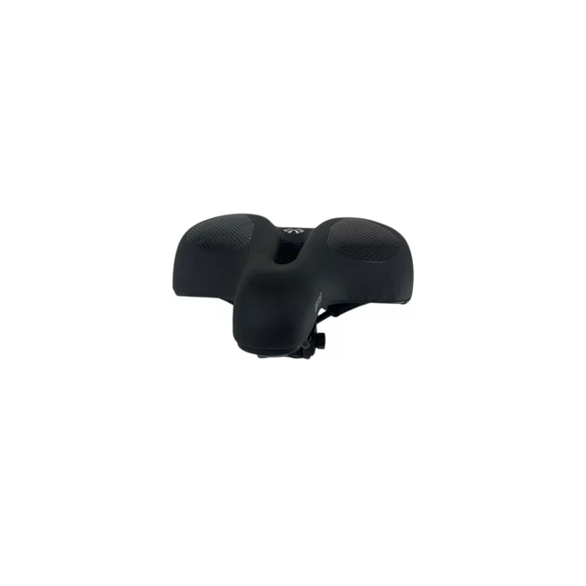 Selim Gts Elastomero Vazado Largo 220mm Preto