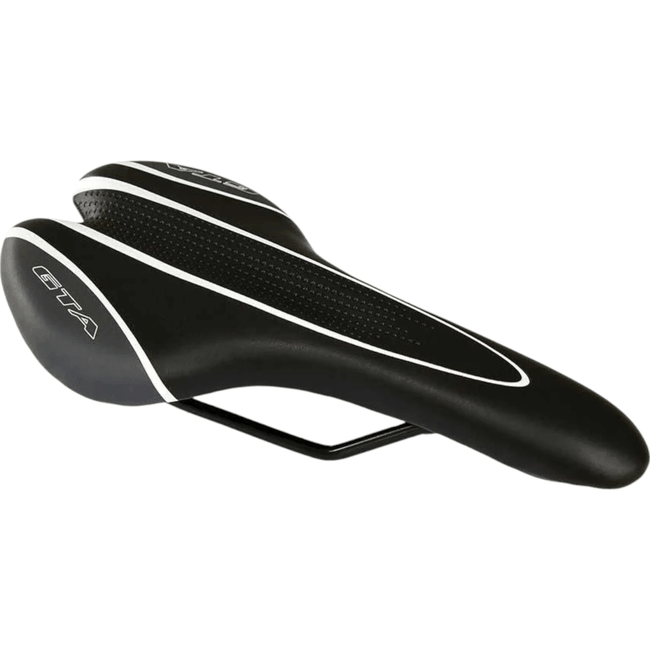 Selim MTB Anatomico Preto e Cinza e Branco GTA