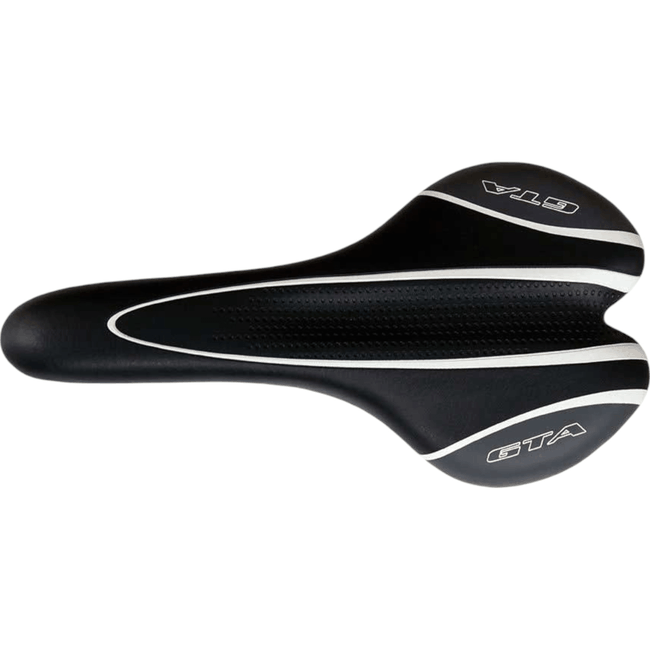 Selim MTB Anatomico Preto e Cinza e Branco GTA