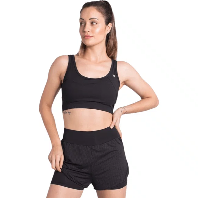 Shorts Hupi Duplo True Preto ﾠﾠﾠﾠﾠﾠﾠﾠﾠﾠﾠﾠﾠﾠﾠﾠﾠﾠﾠﾠﾠﾠ