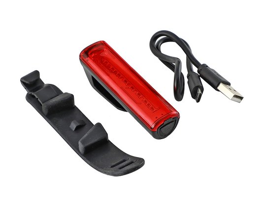 Sinalizador Traseiro LED Bike Tail Lamp Recarregável USB