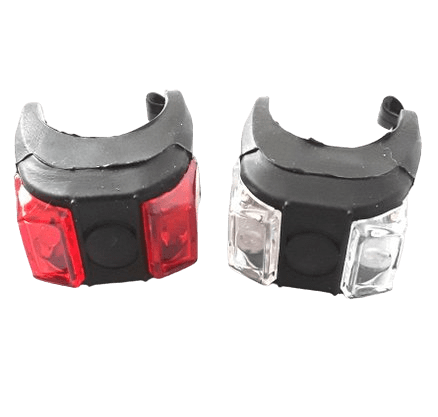 Sinalizador Dianteiro e Tras JY-267-6 2 Leds Preto