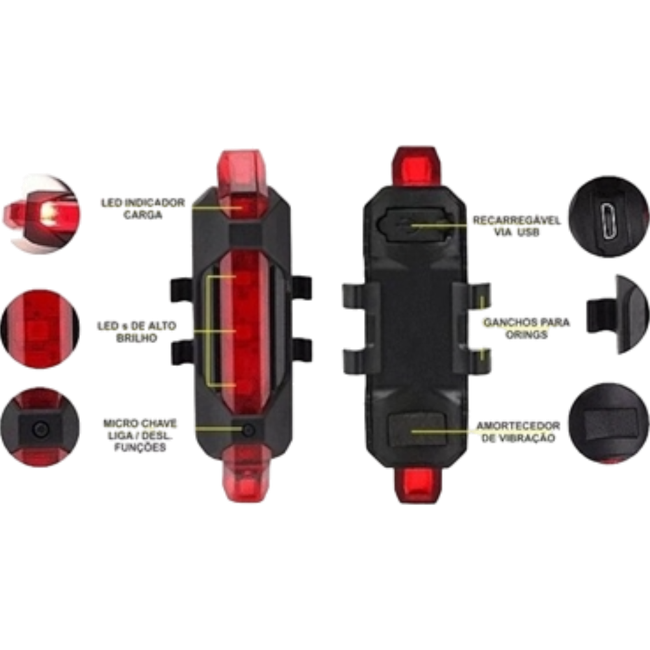 Sinalizador Lintian USB Mini Rapid X