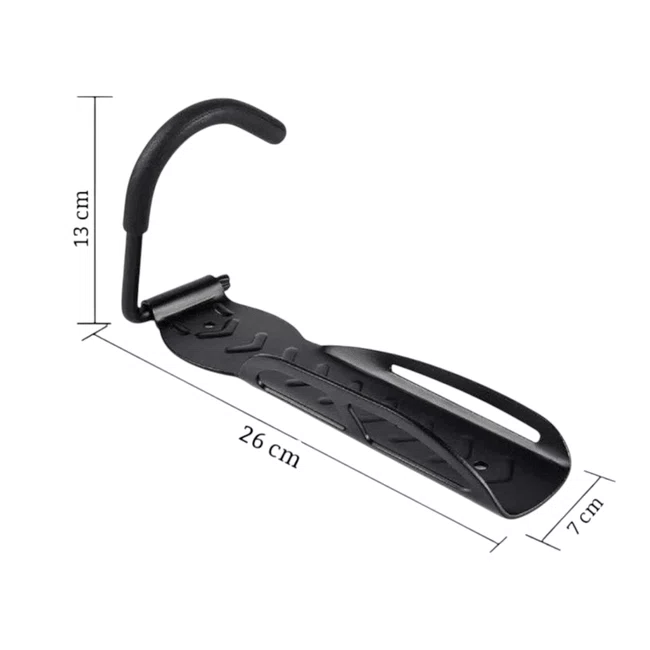 Sup Parede Vertical Hx-83 Com Poio Preto Mod01ㅤㅤㅤㅤㅤㅤㅤㅤㅤ