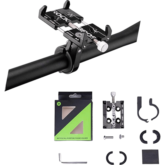 Suporte Universal de Celular Rockbros Alumínio Preto