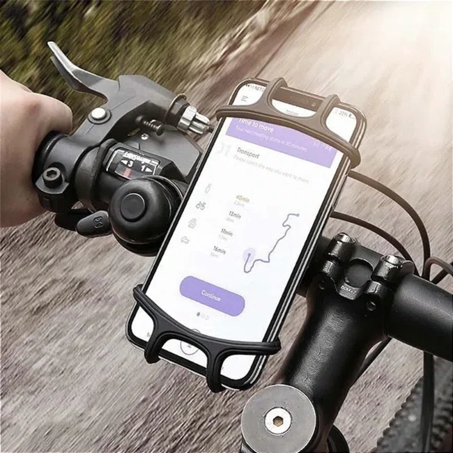 Suporte de Celular High One em Silicone Preto