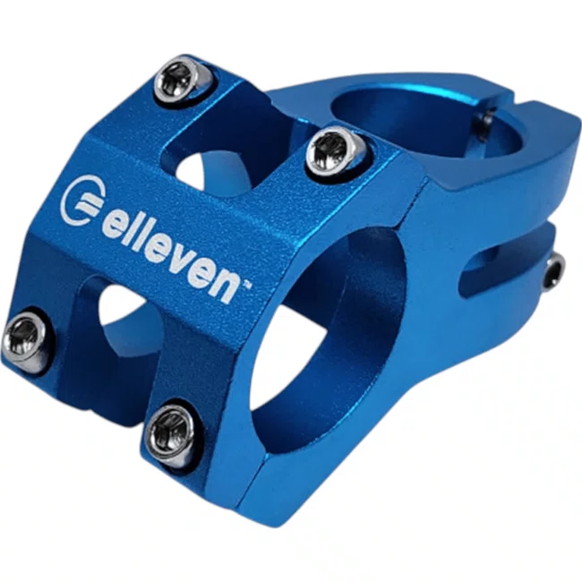 Suporte de Guidão Elleven Alumínio T6 CNC 45 mm x 31.8 mm Azul