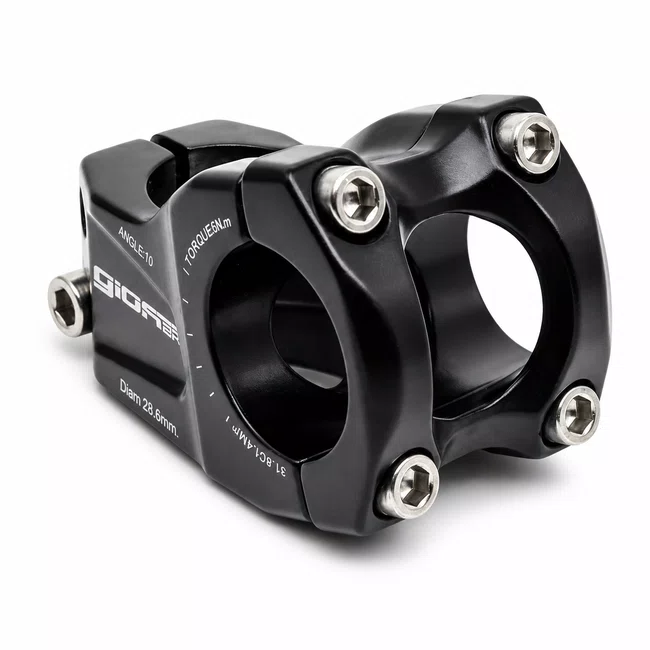 Suporte de Guidão Gios GI-50A 31.8 x 40mm MTB DH Preto