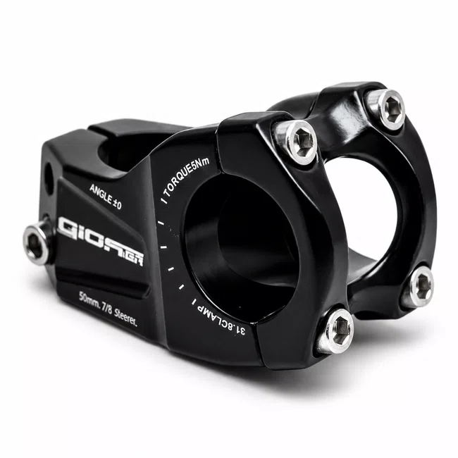 Suporte de Guidão Gios GI-50A 31.8 x 40mm MTB DH Preto