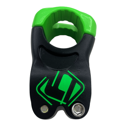 Suporte Guidão 31.8 x 40mm Gios MTB GI-50a Preto e Verde Neon