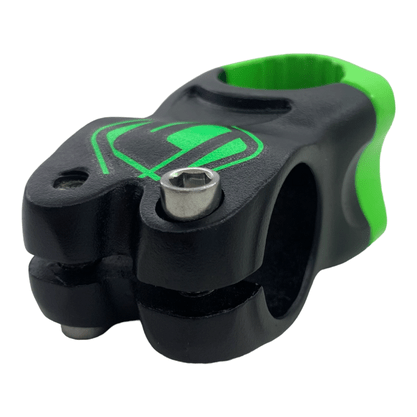 Suporte Guidão 31.8 x 40mm Gios MTB GI-50a Preto e Verde Neon