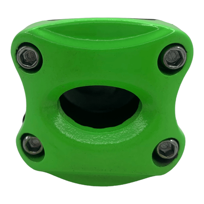 Suporte Guidão 31.8 x 40mm Gios MTB GI-50a Preto e Verde Neon