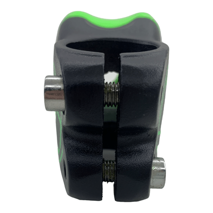 Suporte Guidão 31.8 x 40mm Gios MTB GI-50a Preto e Verde Neon