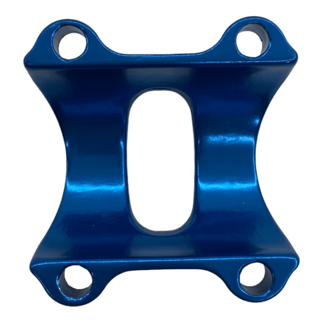 Tampa Sup Guidão XC 31.8mm Stem Clamp Azul