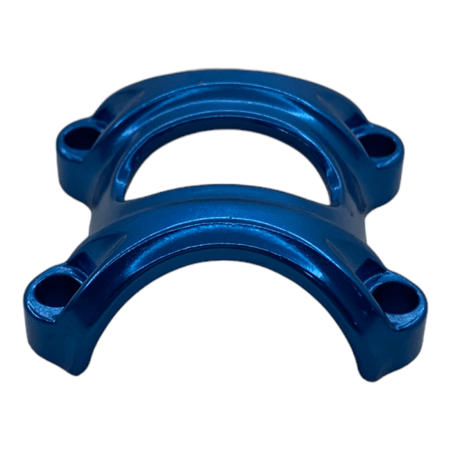 Tampa Sup Guidão XC 31.8mm Stem Clamp Azul