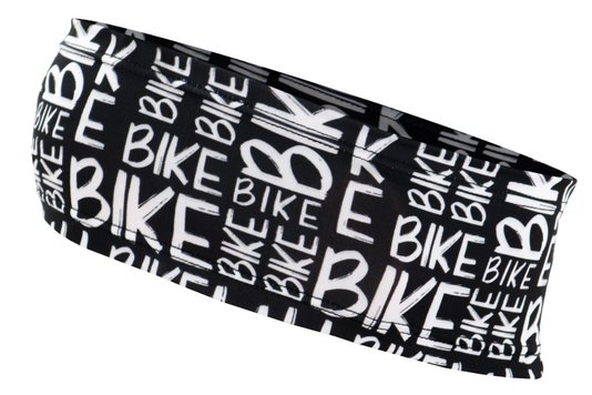Testeira Hupi Headband Bike Preto e Branco