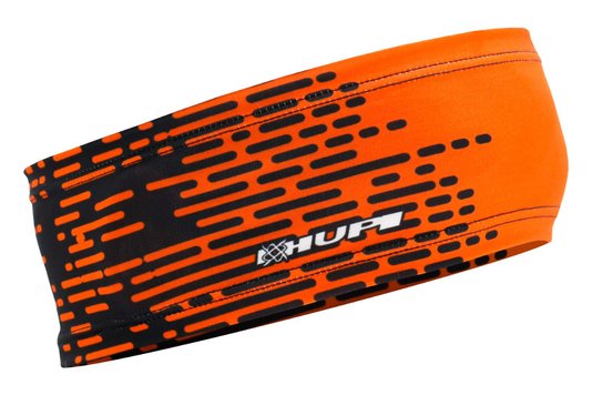 Testeira Hupi Headband Biometria Laranja e Preto
