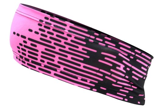 Testeira Hupi Headband Biometria Pink e Preto