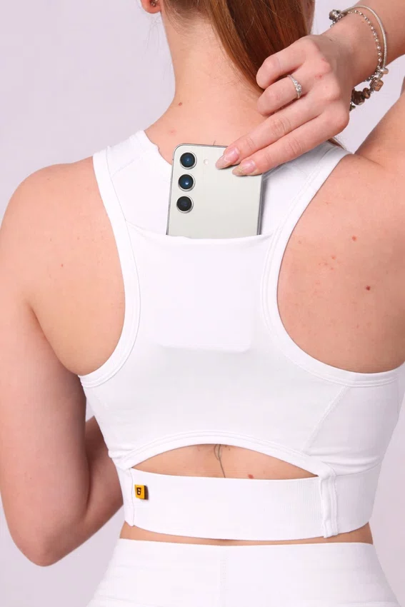 Top Furbo Feminino Flux Branco