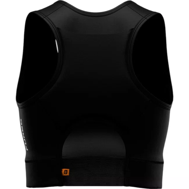 Top Furbo Flux Poliamida com Bolso Preto