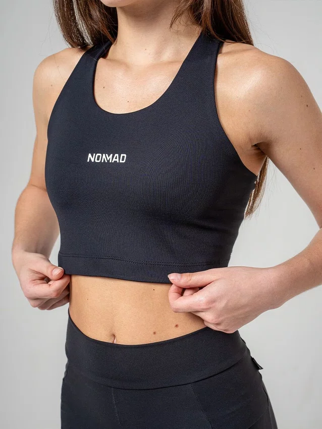 Top nomad feminino run trail preto