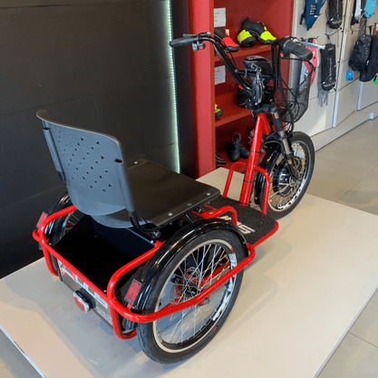 Triciclo Duos Fox Elétrico Aro 20 Vermelho