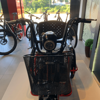 Triciclo Duos Fox Elétrico Aro 20 Vermelho