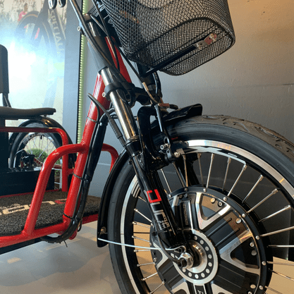 Triciclo Duos Fox Elétrico Aro 20 Vermelho